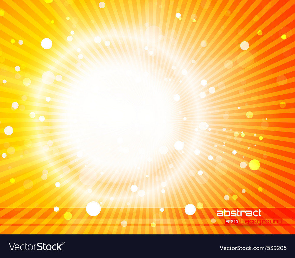 Sunlight background Royalty Free Vector Image - VectorStock