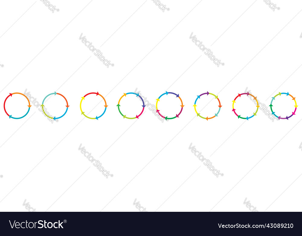 Runder Pfeilzeiger Formelement vector image Runder Pfeilzeiger Formelement