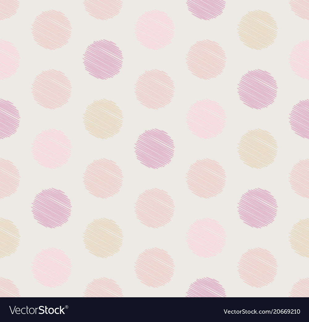 Dots circle geometric seamless pattern background vector image Dots circle geometric seamless pattern background