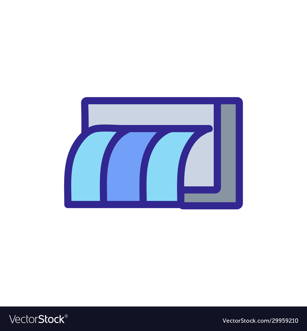 Factory icon isolated contour symbol