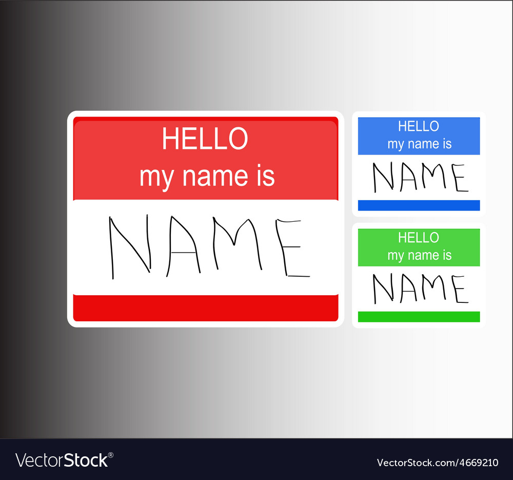 Hello my name is card