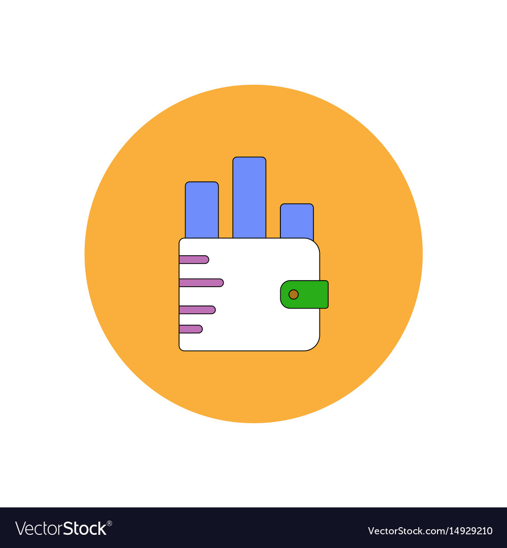 In flat design of column chart