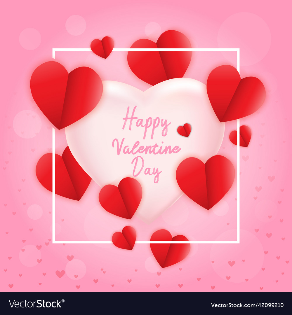 Love for valentines day happy valentines day Vector Image