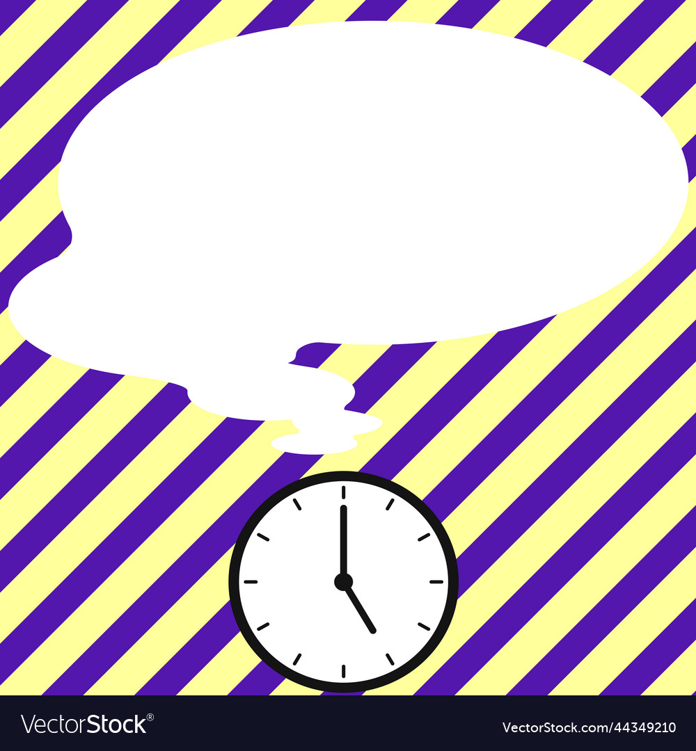 Presenter with conversation bubble showing new vector image Presenter with conversation bubble showing new