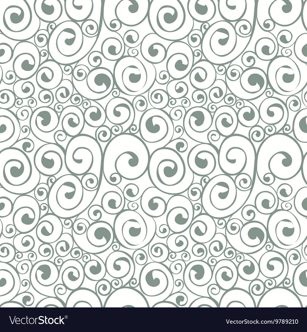 Seamless abstract curl pattern