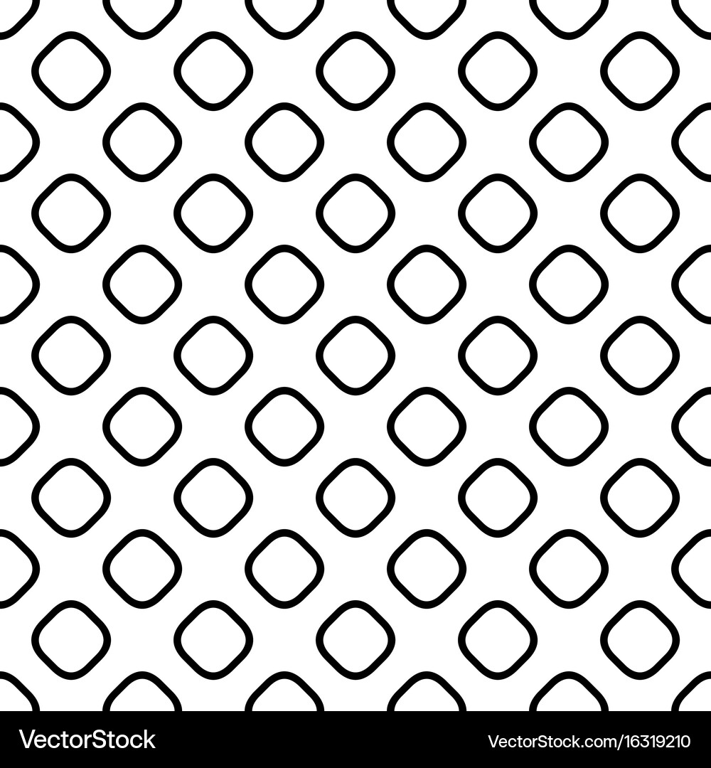 Seamless monochrome square pattern - halftone Vector Image