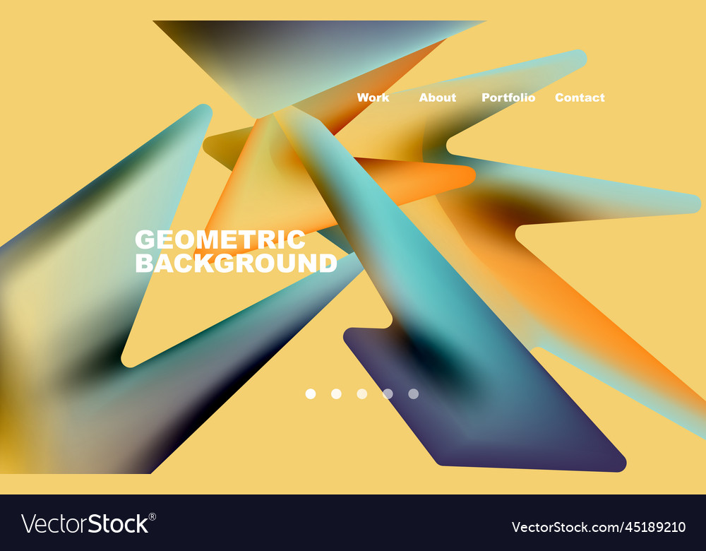 Shards shape composition abstract background web vector image Shards shape composition abstract background web