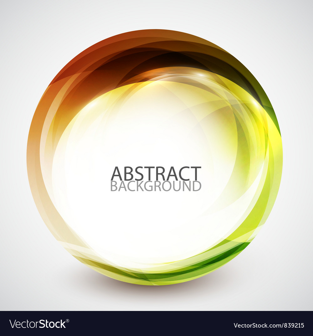 Abstract swirl energy circle Royalty Free Vector Image