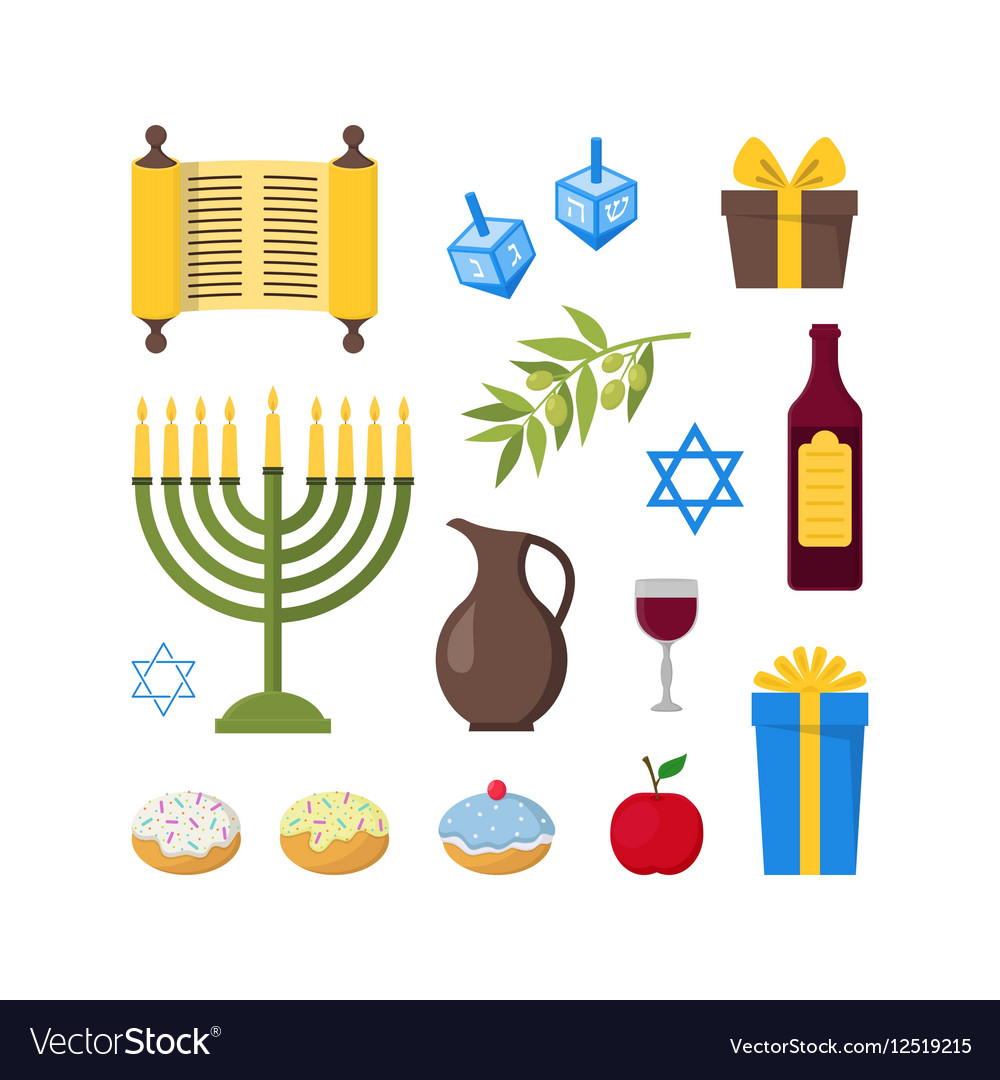 Cartoon hanukkah Royalty Free Vector Image - VectorStock