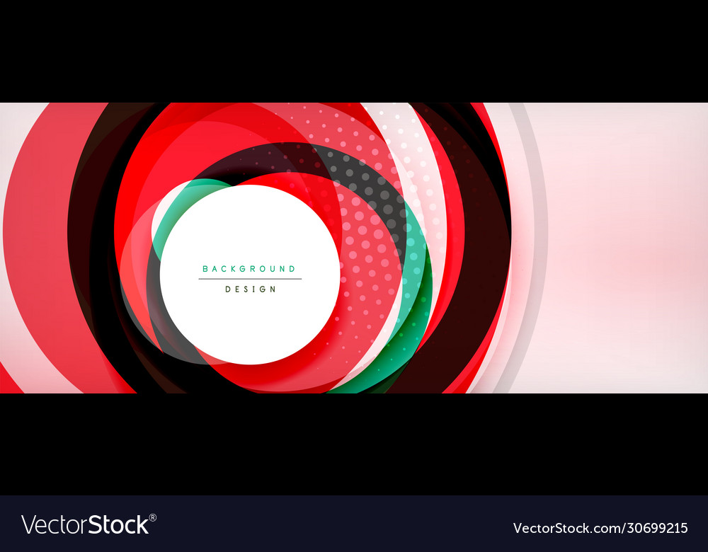 Dynamic Circle Abstract Background