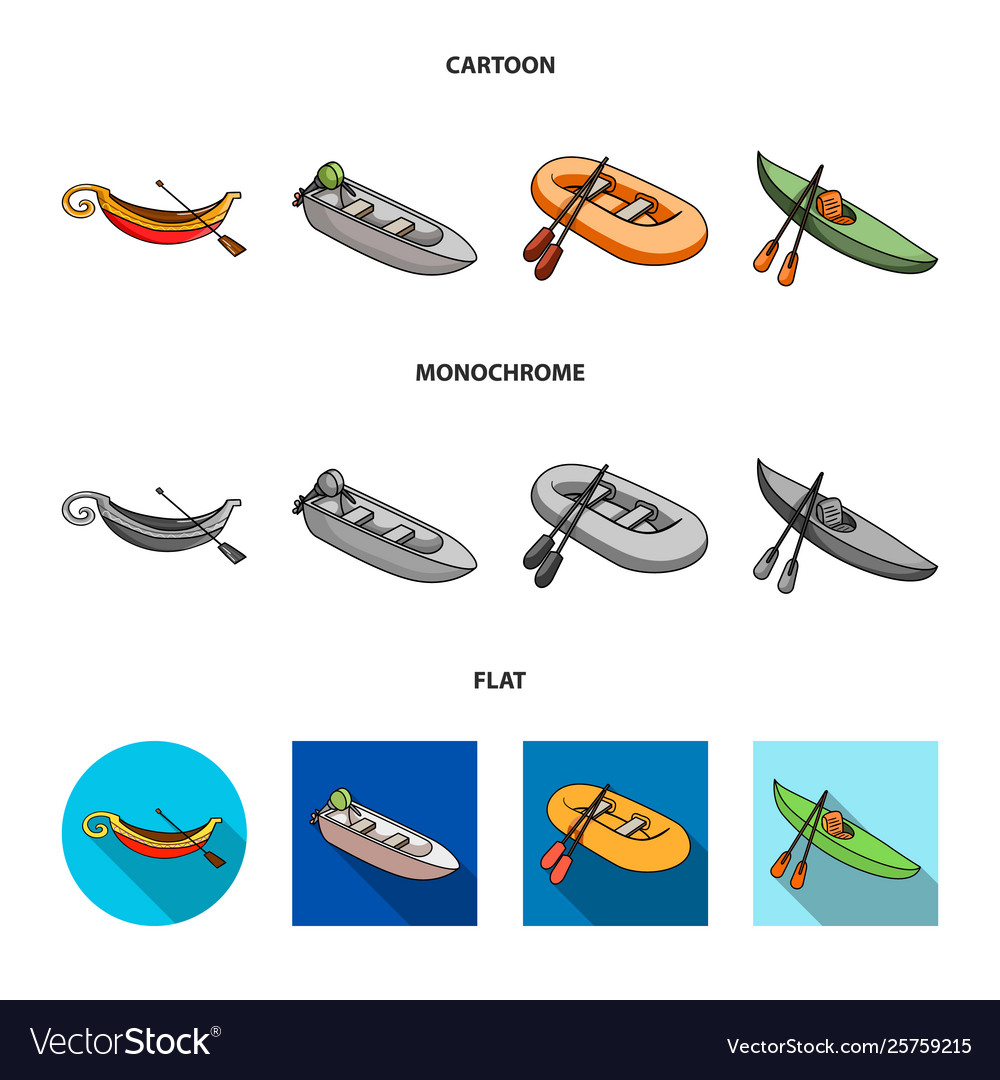 Isolated object sail and sea symbol collection
