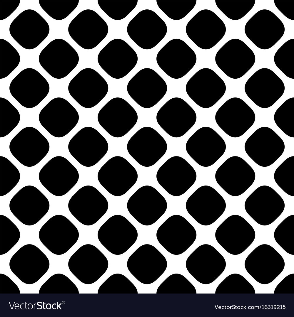 Seamless abstract monochrome square pattern