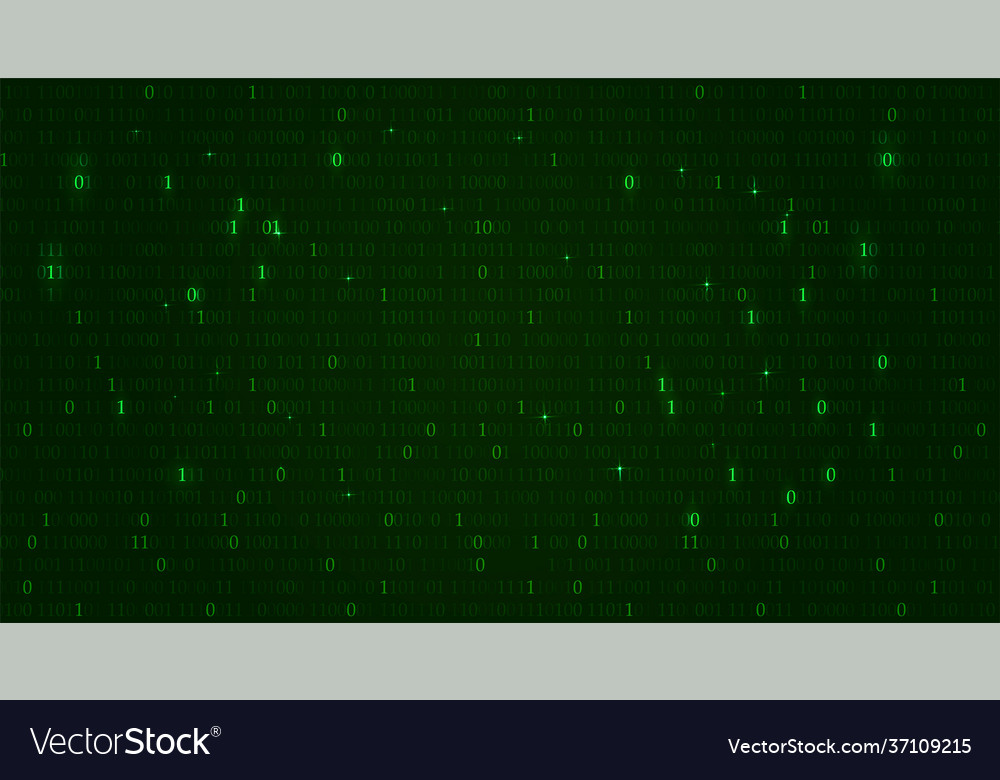 Technology background with binary code may use