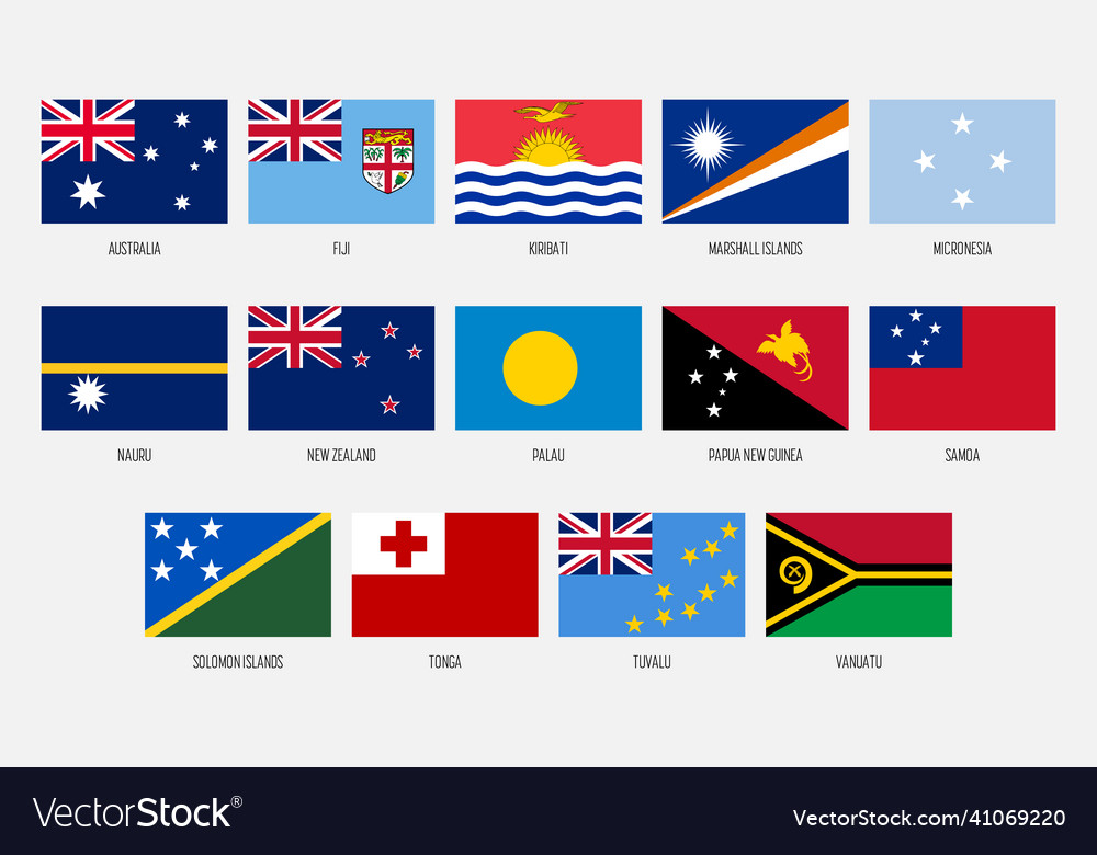 Australia and oceania national flag