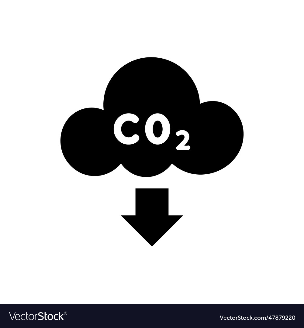 Carbon offset icon Royalty Free Vector Image - VectorStock