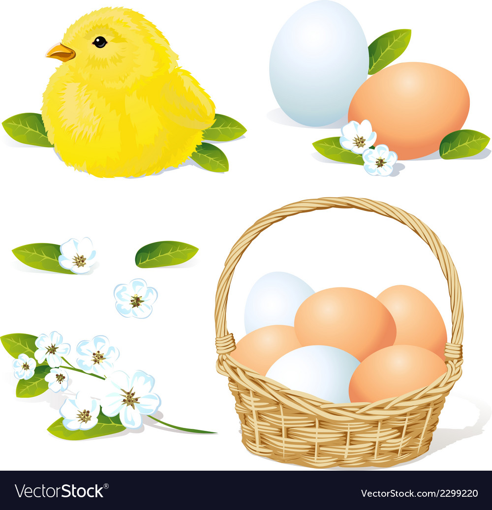 Easter and spring element