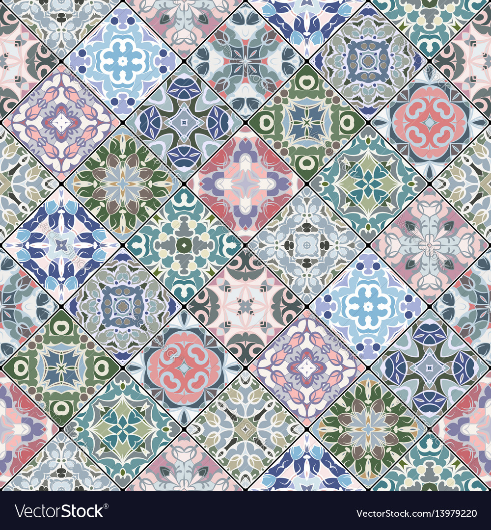 Ethnic Pattern Tile Background