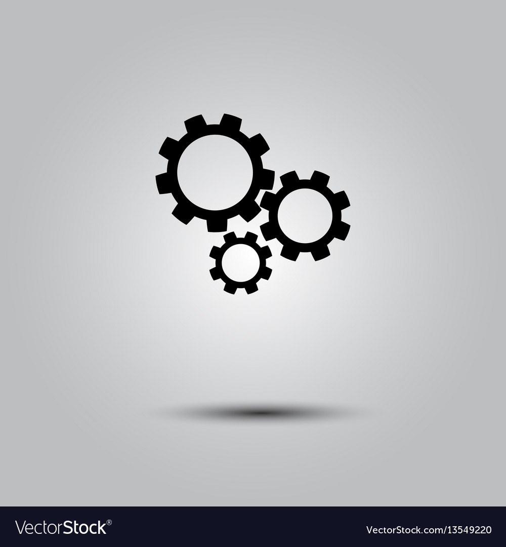 Gear icon Royalty Free Vector Image - VectorStock