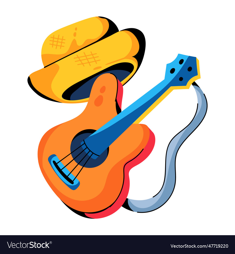 Guitar Royalty Free Vector Image - VectorStock