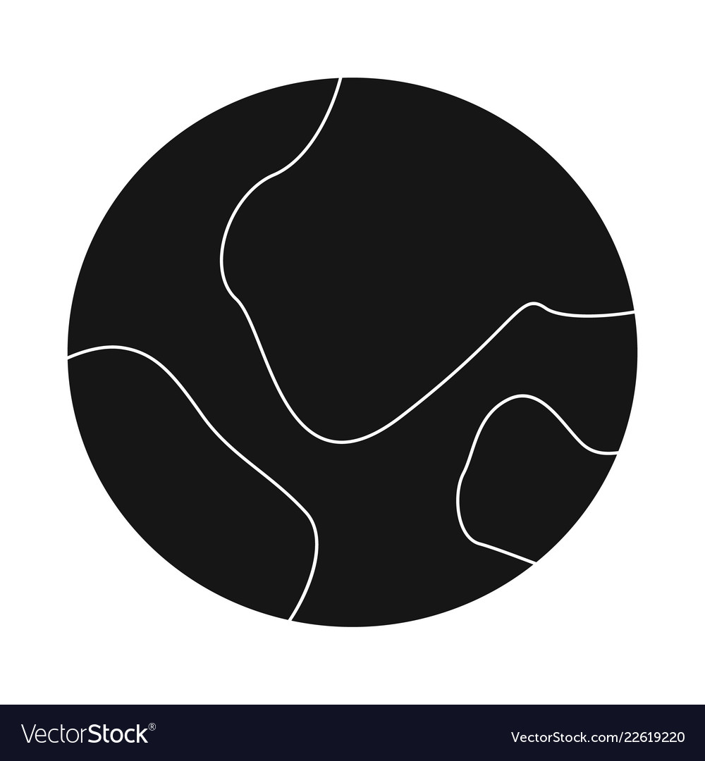 Isolated object of mars and space logo collection
