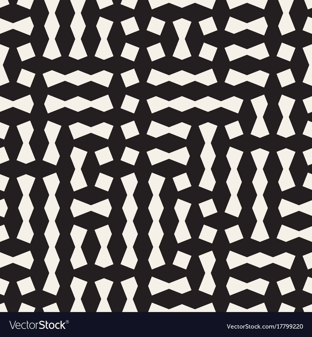 Seamless geometric lattice pattern irregular