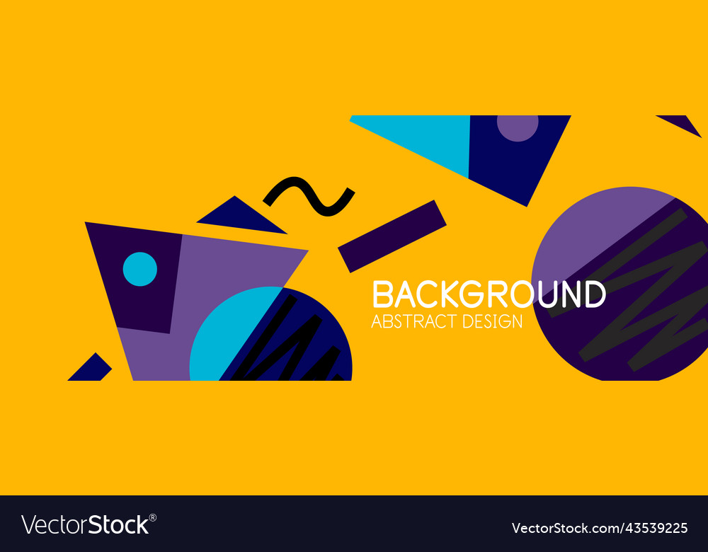 Abstract background with blocks lines geometric