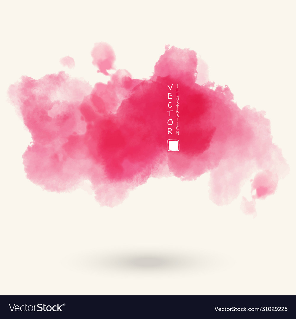 Abstract color watercolor element for web design Vector Image Abstract color watercolor element for web design
