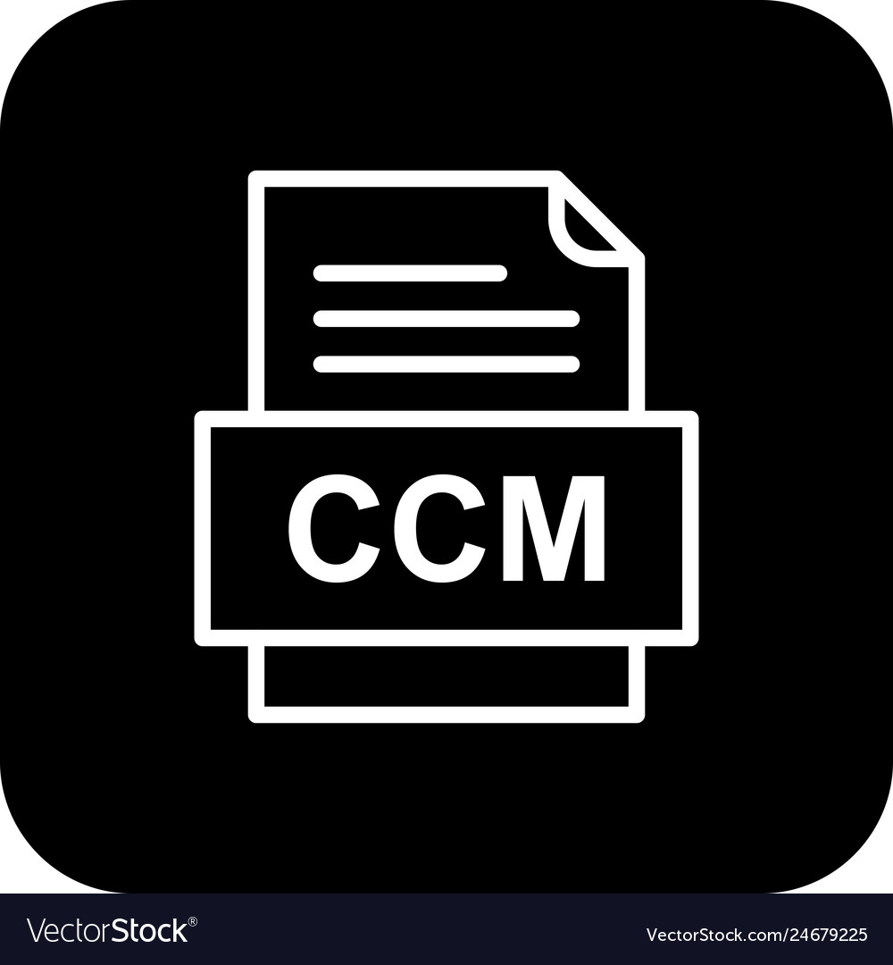 Ccm file document icon