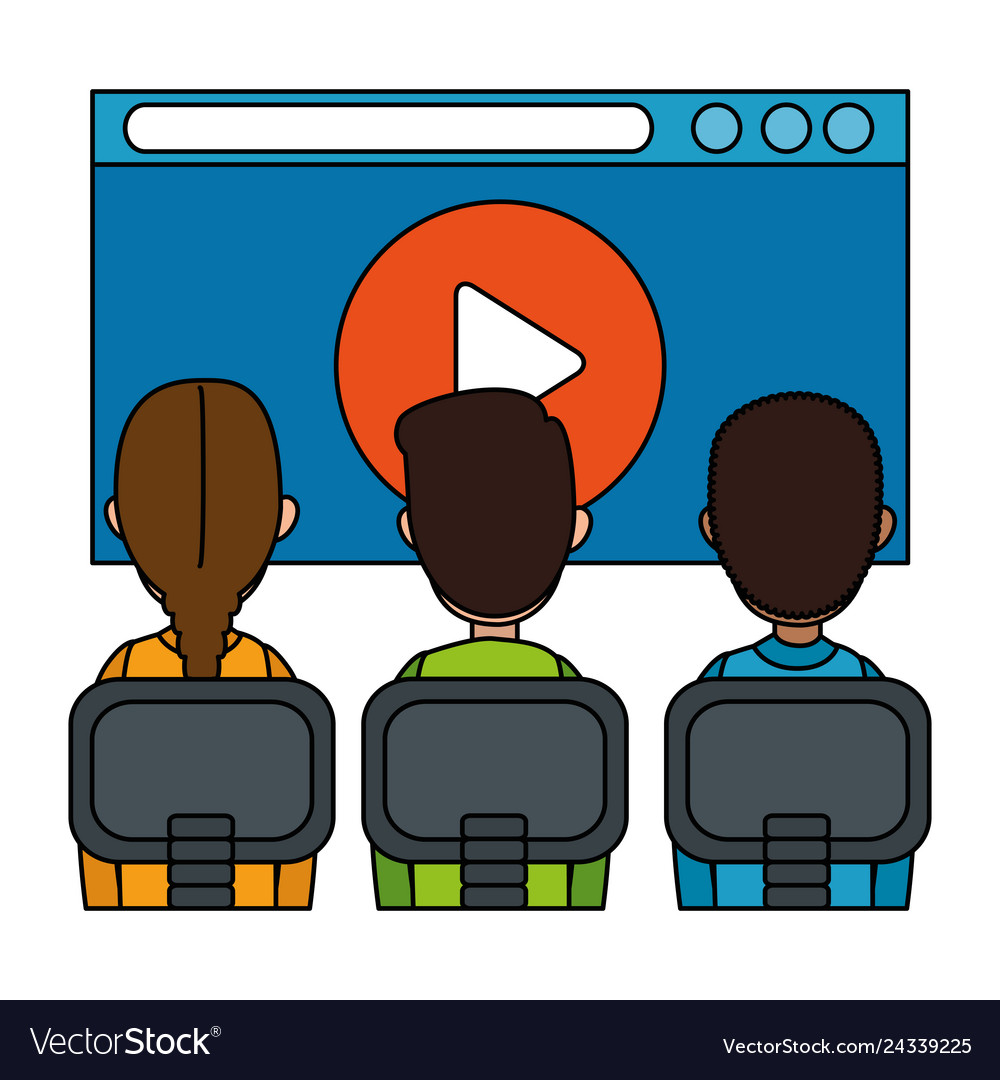 Class with media player in display
