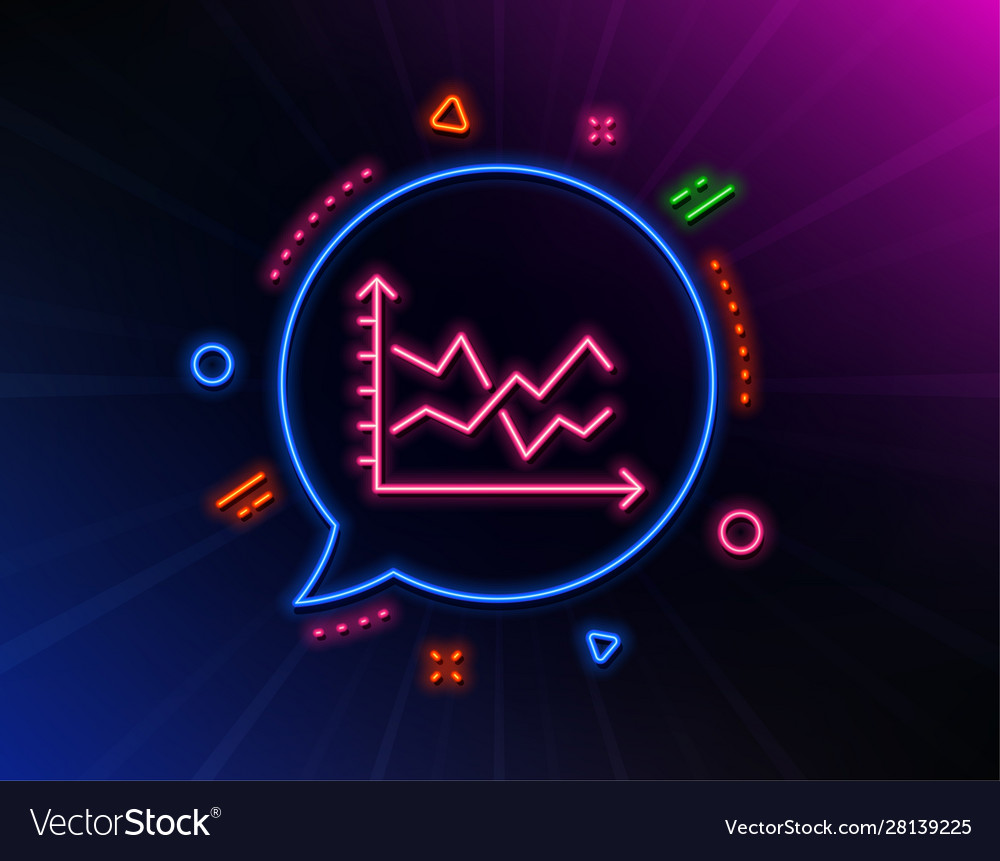 Diagram Chart Line Icon Presentation Graph Sign Vector Image Diagram Chart Line Icon Presentation Graph Sign Vector Image