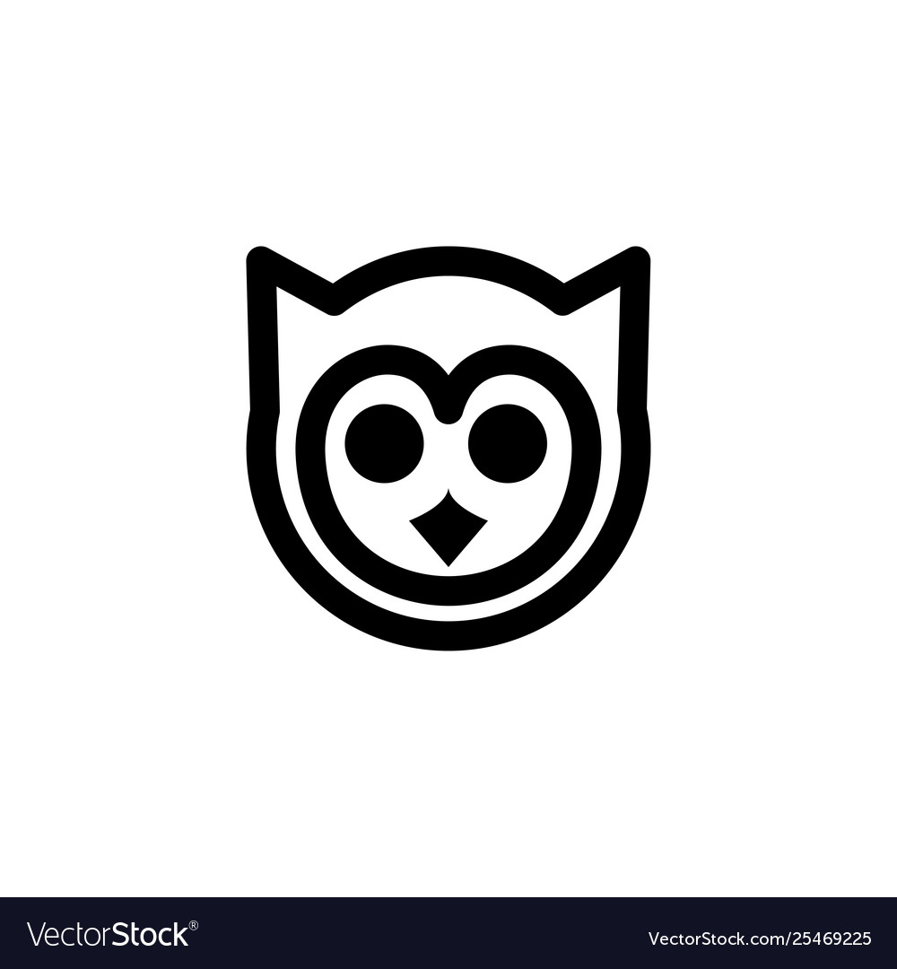 Owl bird icon Royalty Free Vector Image - VectorStock