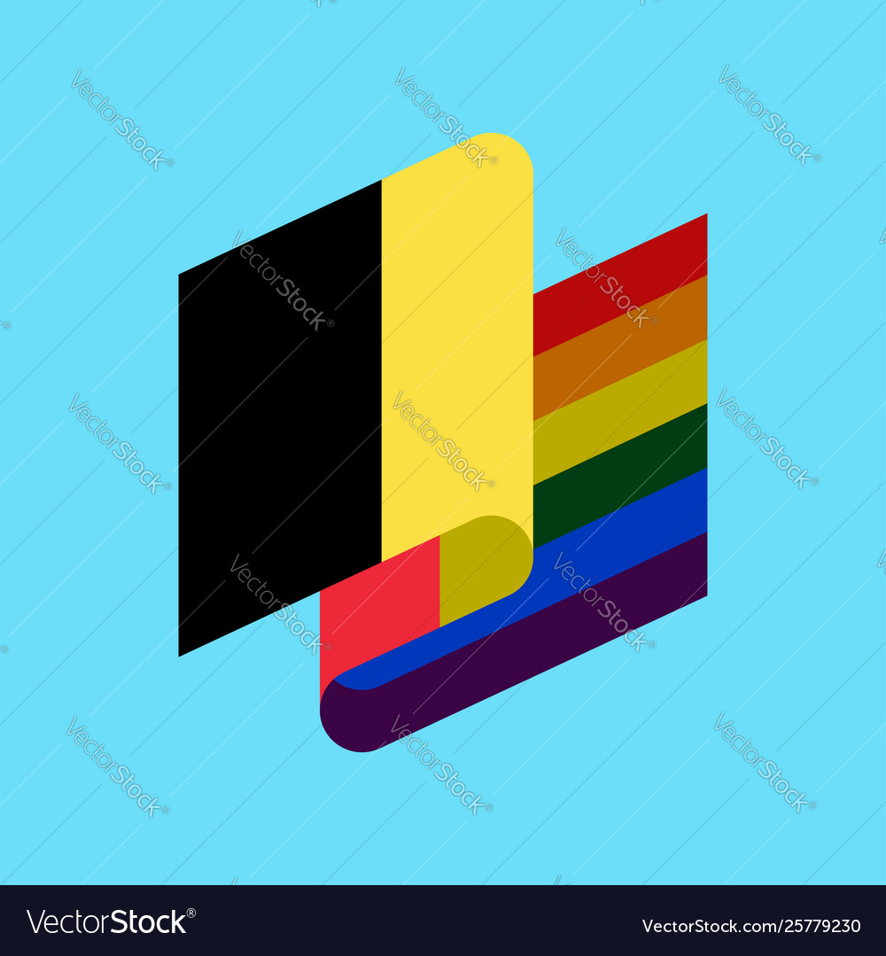 Belgium lgbt flag belgian symbol tolerant gay