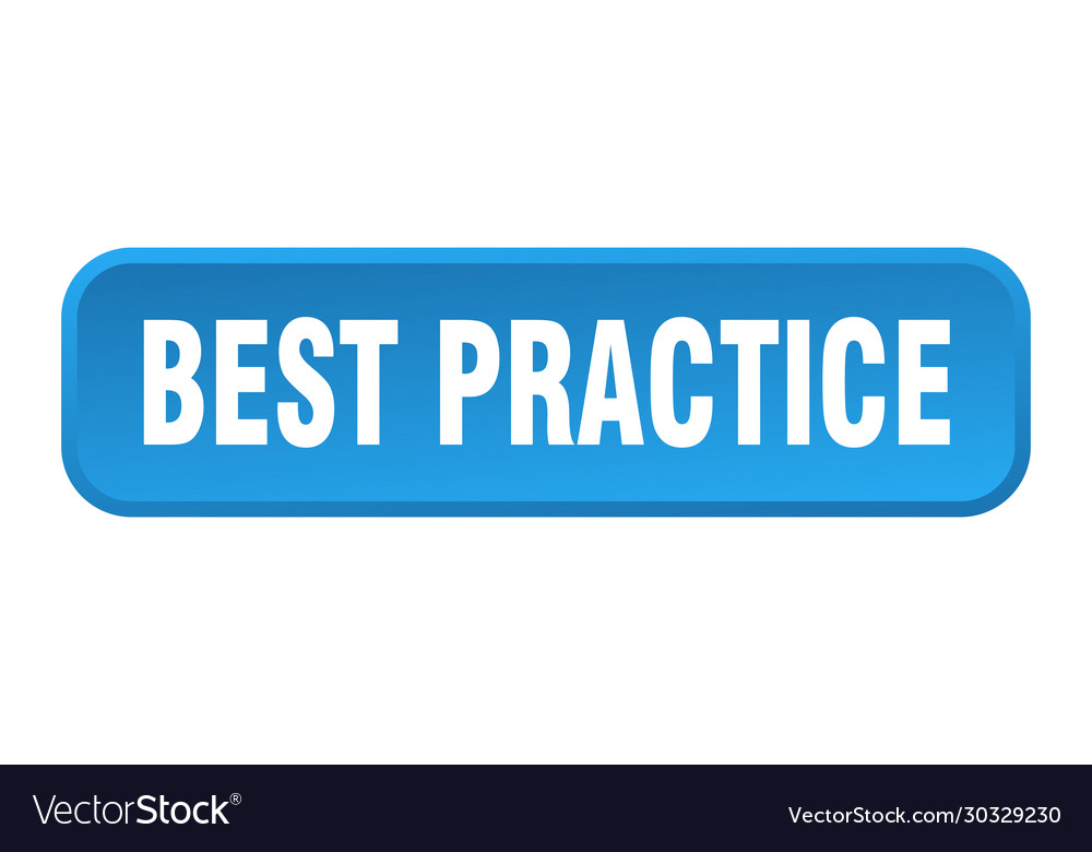 Best practice button square 3d push