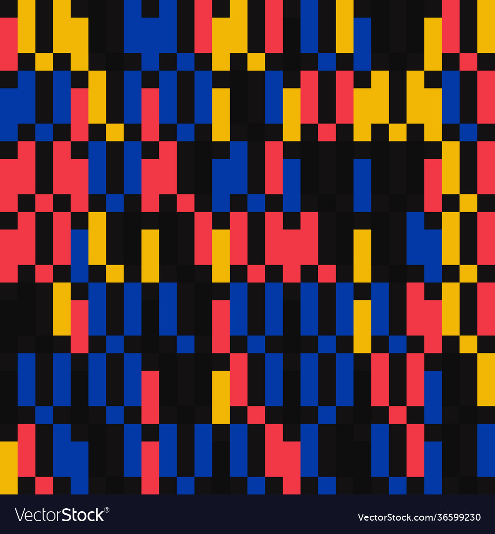 Digital design abstract pattern vector image Digital design abstract pattern