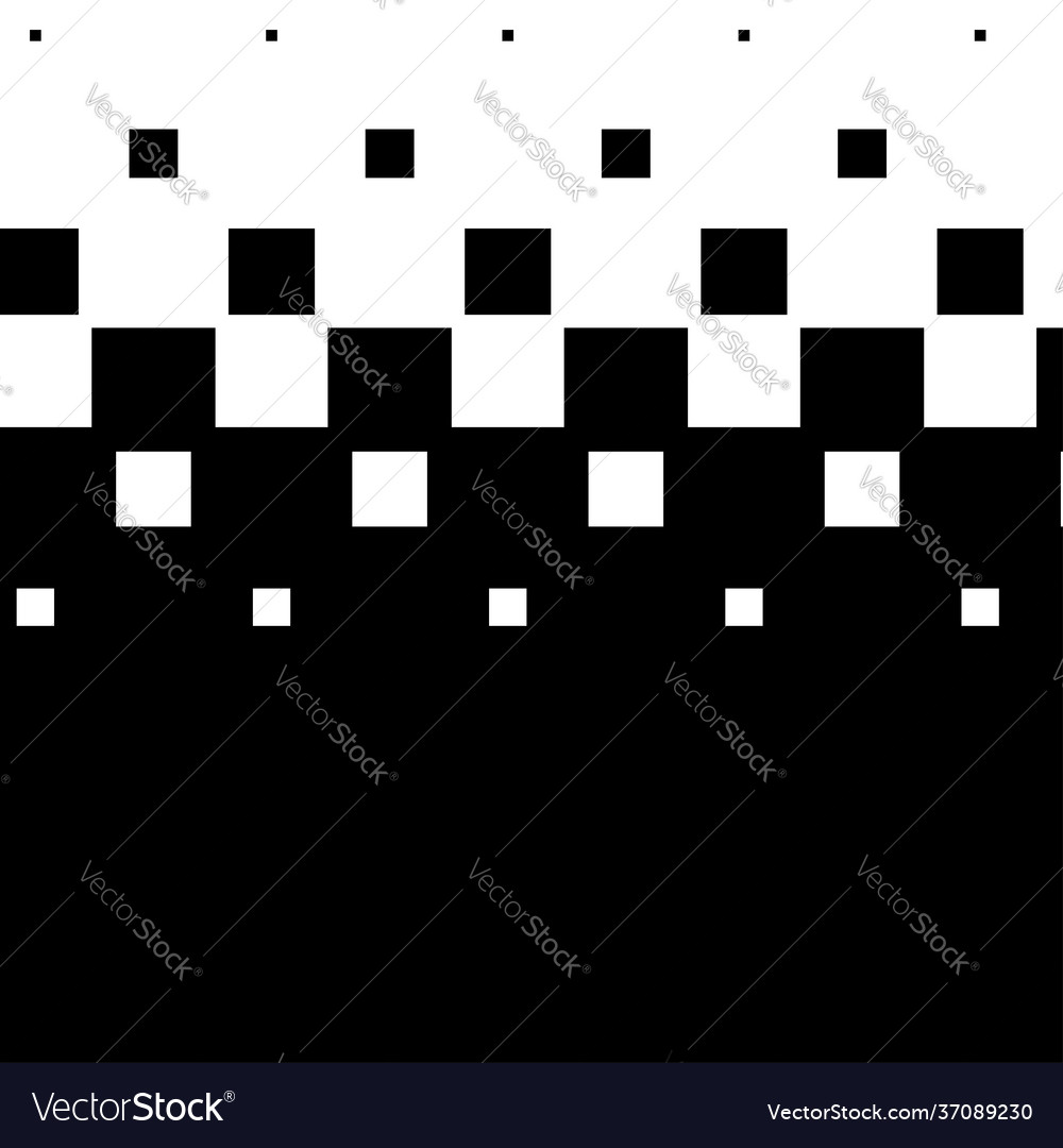 Linear square halftone screentone element squares vector image Linear square halftone screentone element squares