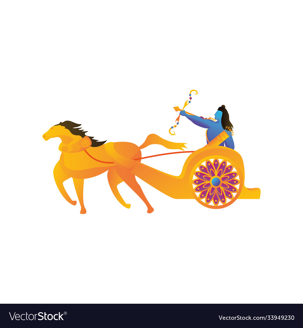 Lord Rama with Bow and Arrow