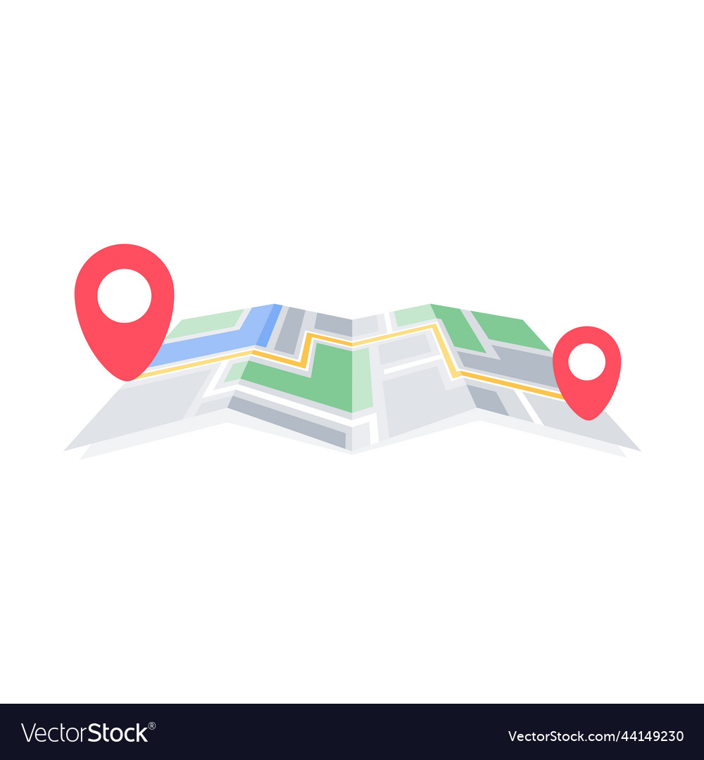 Map on the phone for navigation sender to receiver