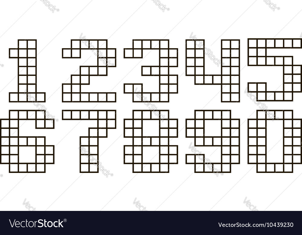 Pixel cell number set