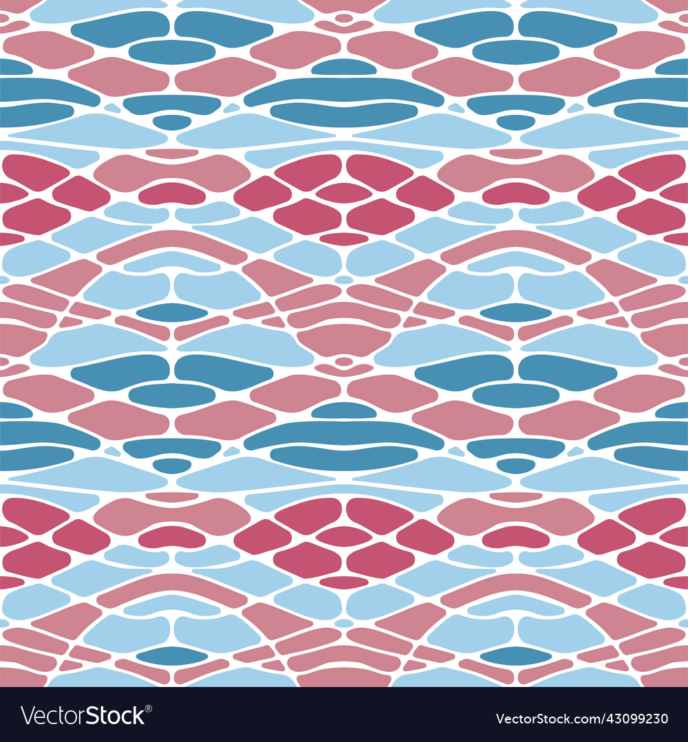 Psychedelic cells seamless abstract pattern
