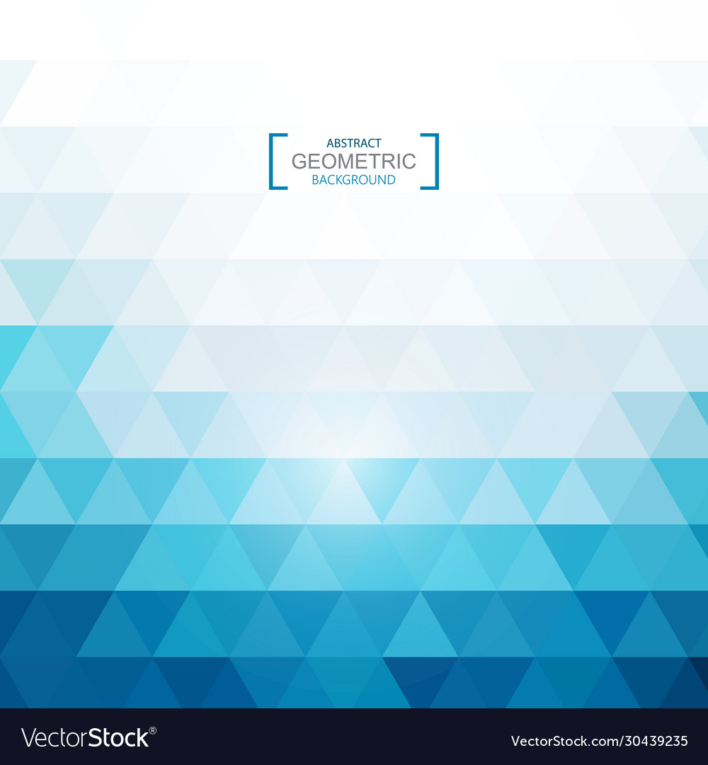Abstract background made up blue triangular
