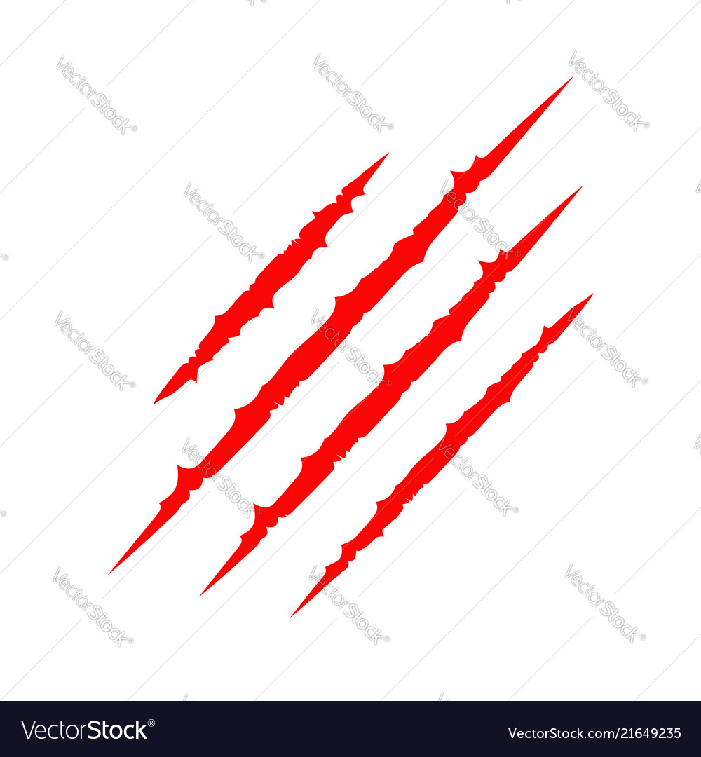 Bloody Claw Marks - Animal Scratch