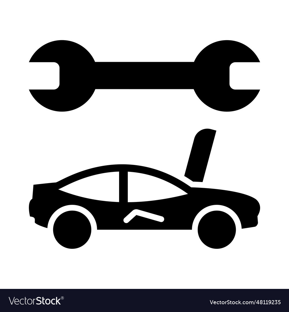 Body repair glyph icon for personal