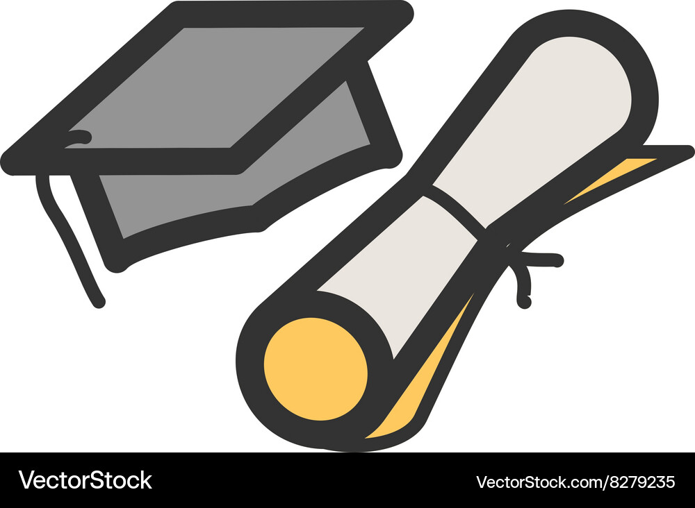 Graduation Royalty Free Vector Image - VectorStock