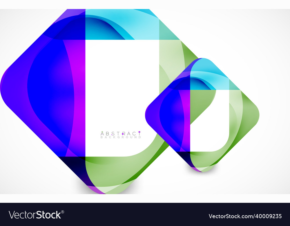 Minimal background abstract square shape vector image Minimal background abstract square shape