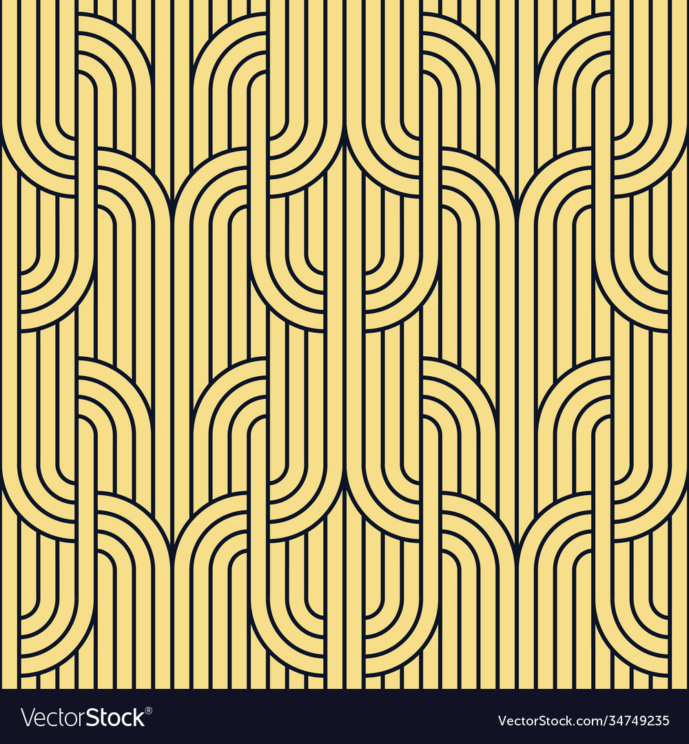 Seamless linear geometric pattern vector image Seamless linear geometric pattern