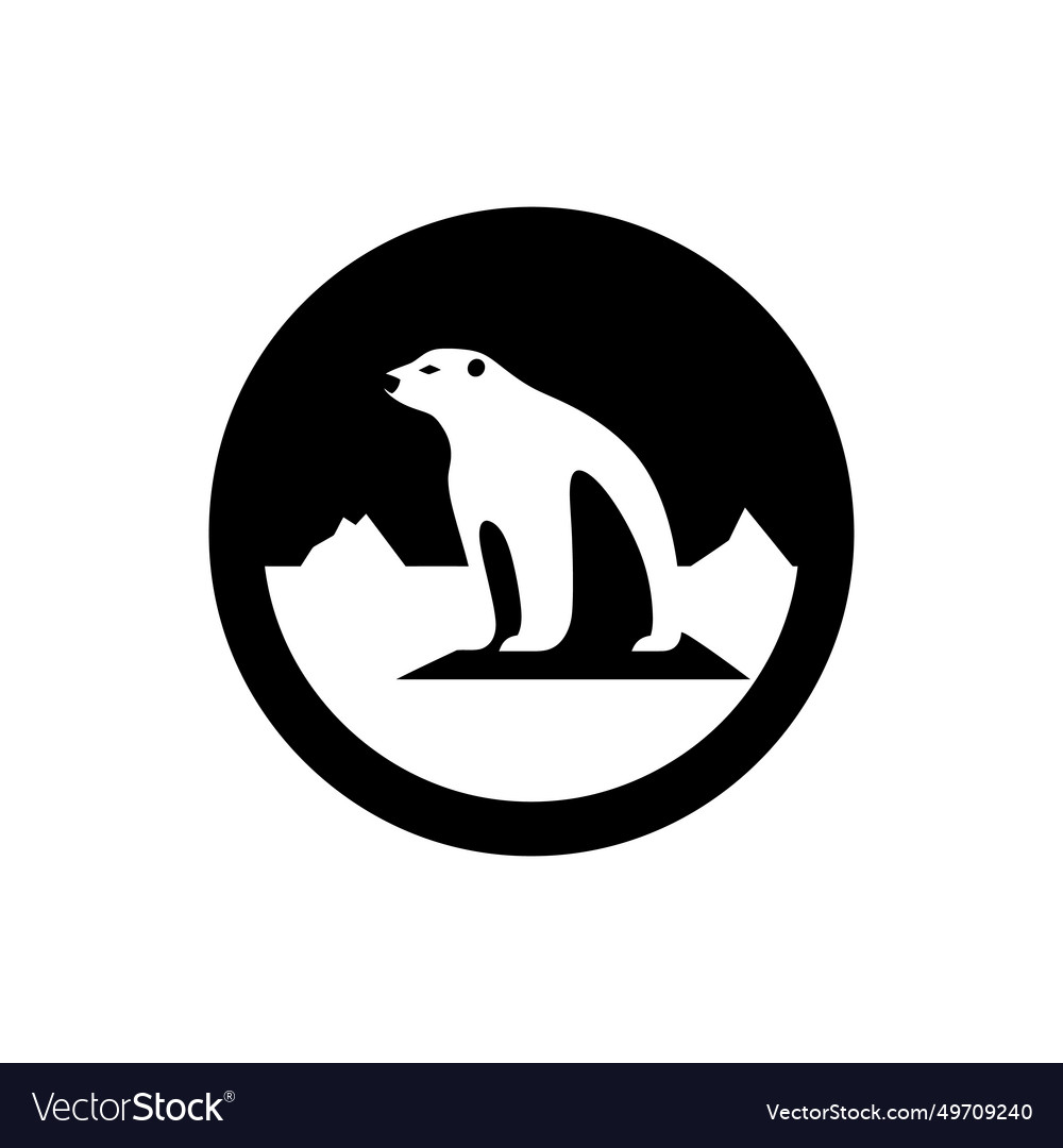 Arctic circle icon Royalty Free Vector Image - VectorStock