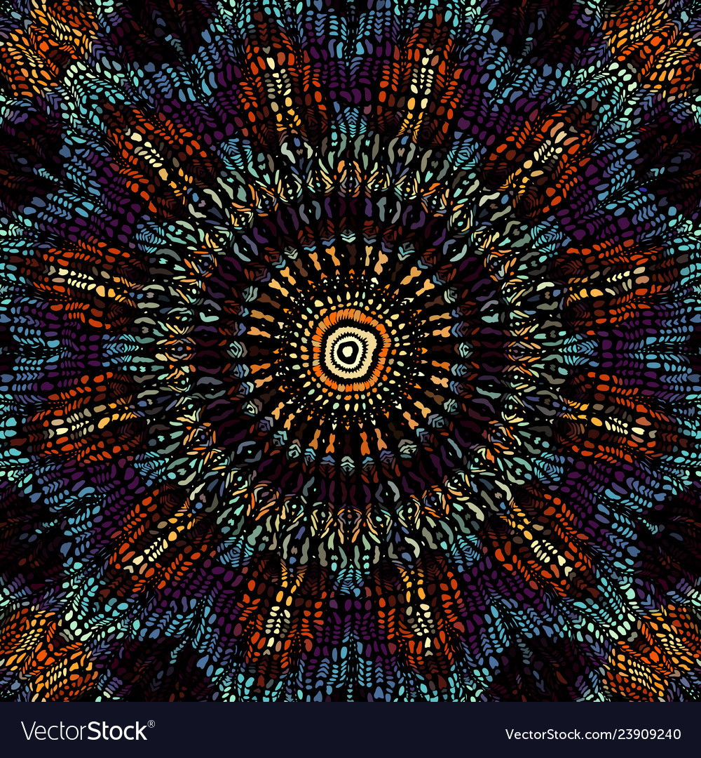 Mosaic art pattern curved image vector image Mosaic art pattern curved image