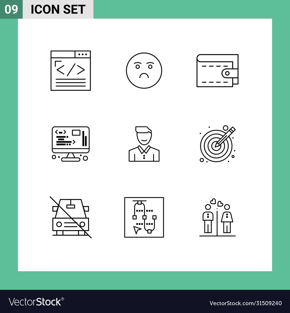 User interface pack 9 basic outlines client