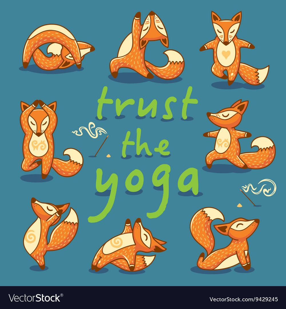 Yoga Make You Foxy Design for wild animal lovers and yoga lovers