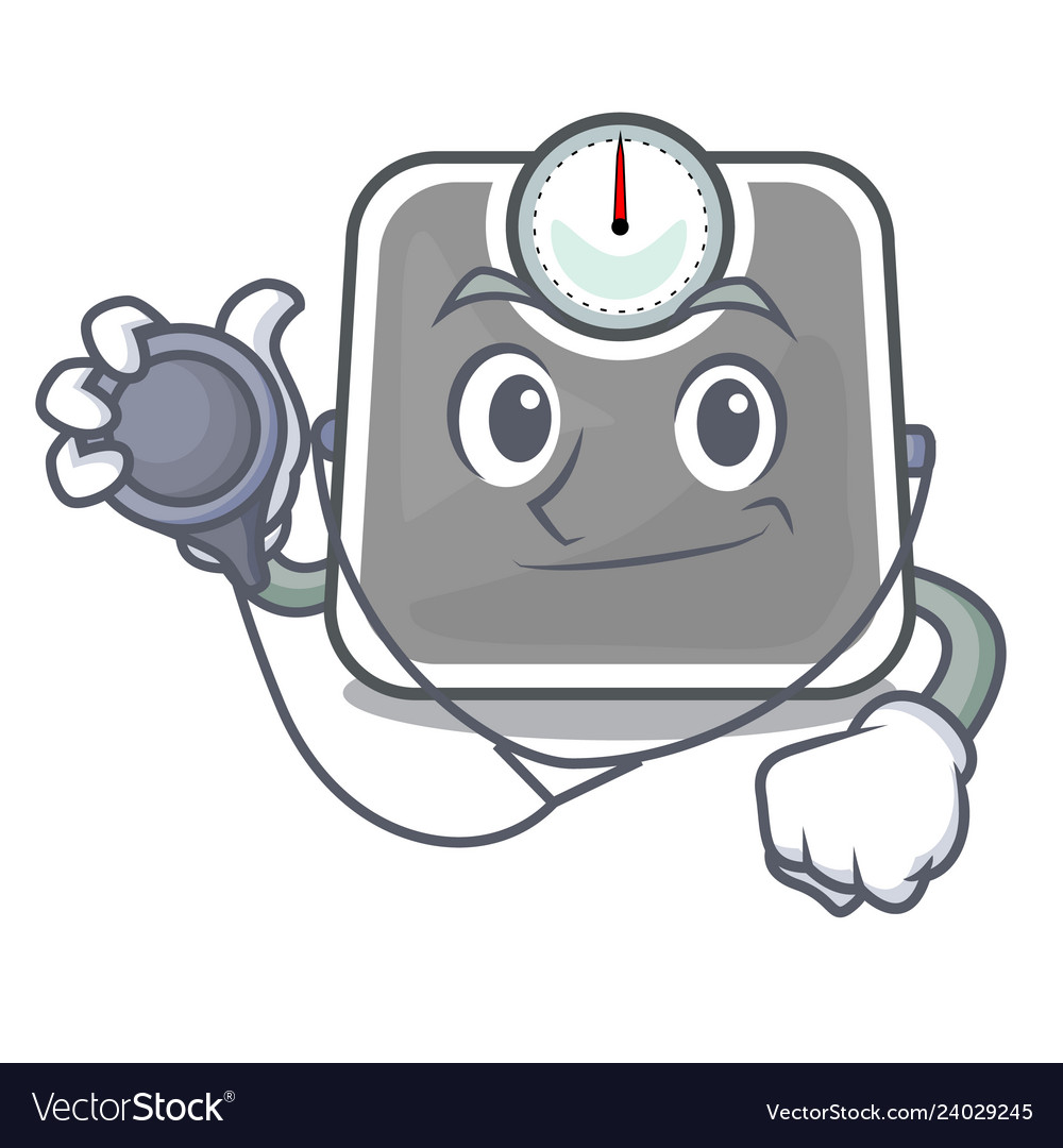 Doctor weghit scales in the shape characters